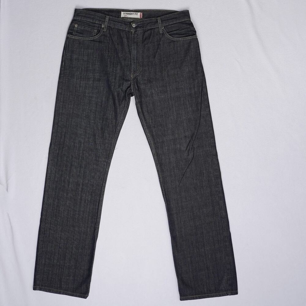 Levi's 505 Regular Fit Straight Leg Jeans Blue 36x34 Men's 100% Cotton
